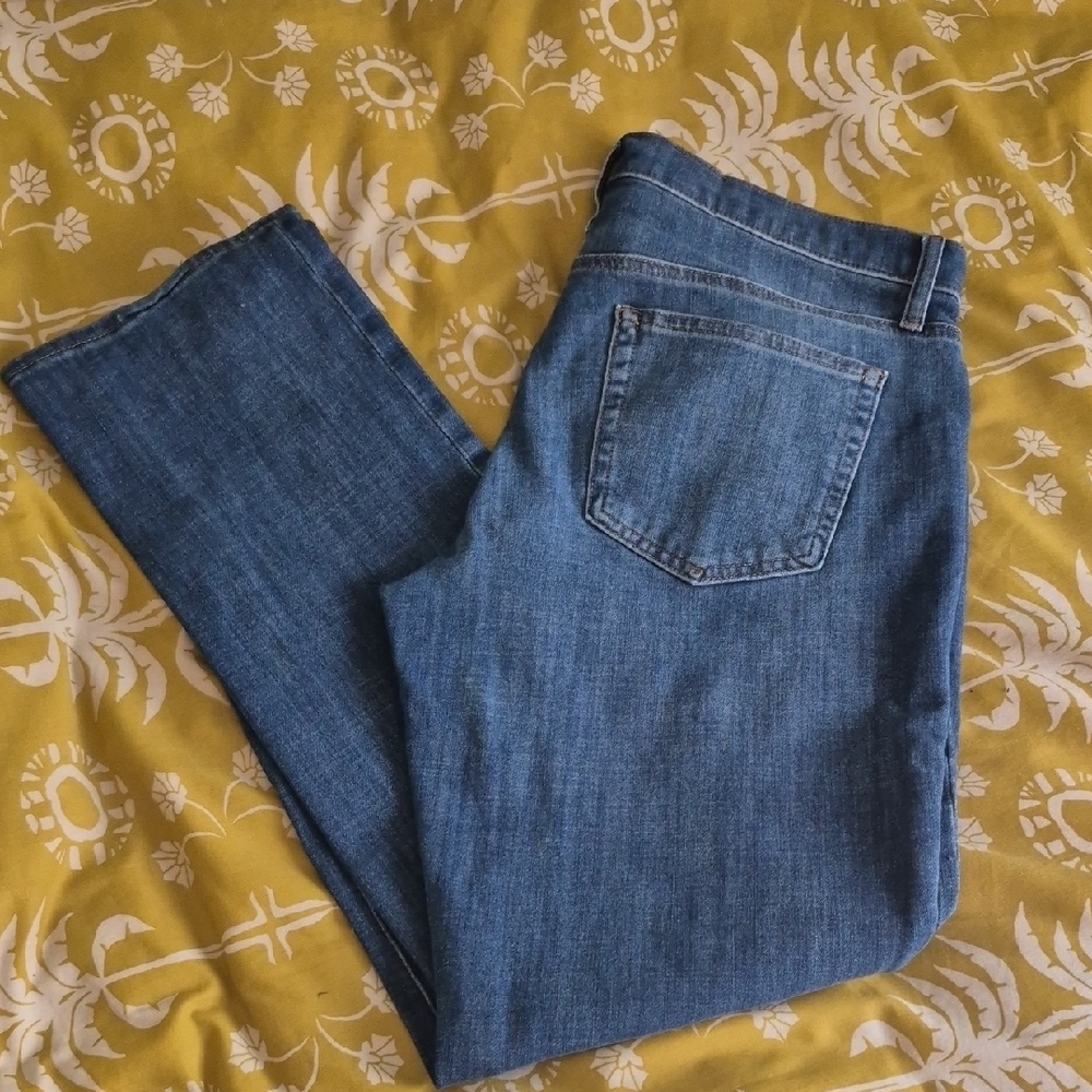 GAP Women's Classic Blue Straight Leg Jeans